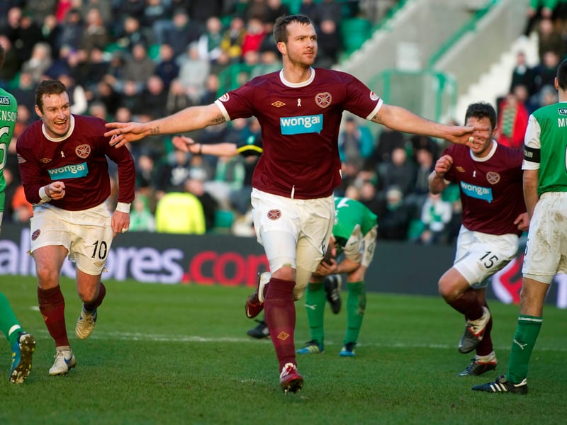 Managed three goals from 24 appearances against Hibs during two spells in Gorgie. Back in maroon as academy manager.
