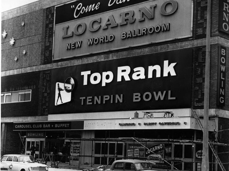 Flashback to 1965 when the Locarno New World Ballroom and the ground floor Top Rank Tenpin Bowl had yet to open