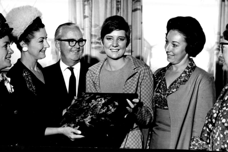 Cilla Black opened the Blackpool South Rotary Club coffee morning at the Kimberley Hotel on 14th september 1966