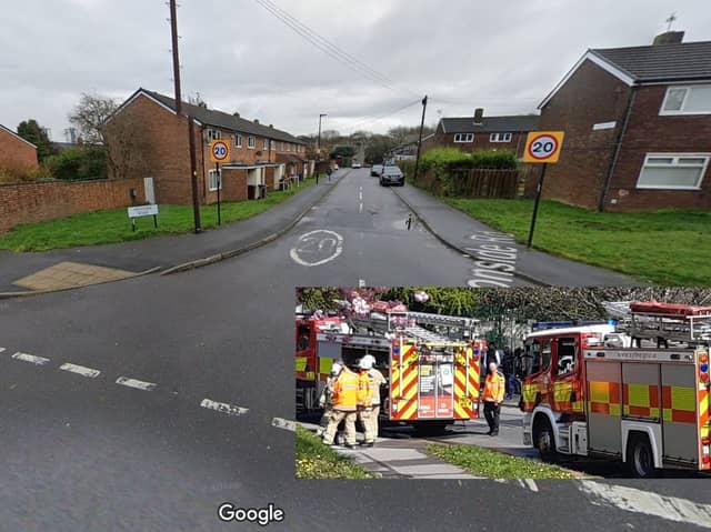 Firefighters dealt with a wave of arson attacks in South Yorkshire, including a caravan fire on Ironside Road in Gleadless Valley. File pictures, Google / National World