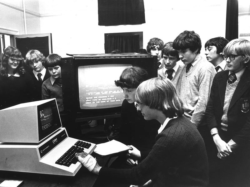 Flashback to 1981 and the arrival of a new computer at Highfield High School  