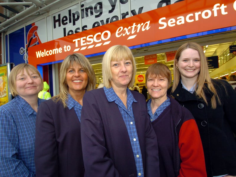 Five members of staff from Tesco Extra, Seacroft, who are taking part in the Race for Life in February 2007.
Pictured, from left, are Paula Hubbard, Sandra Marzullo, Joanne Walker, Marion Smith and Rachel Shorthouse.