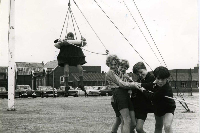 Boys at King Edward School 1975