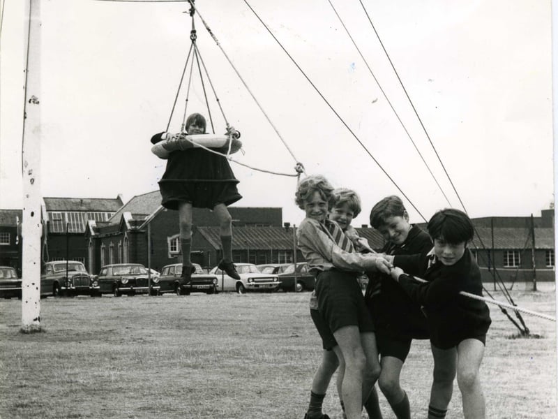 Boys at King Edward School 1975