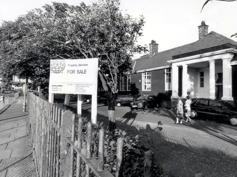 Fleetwood Grammar School site for sale in 1988
