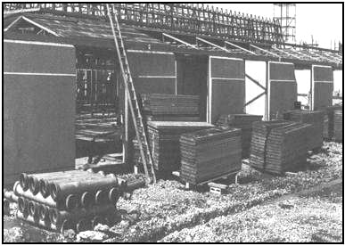 Construction of Larkholme High School in 1973 