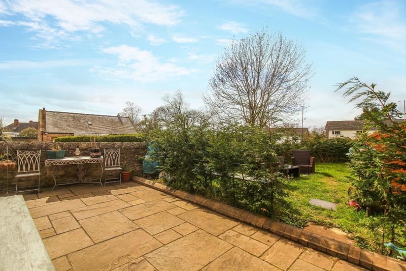 The property comes with a spacious garden, perfect for the summer months.