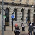 Two people have been charged over an alleged assault on staff at the Bankers Draft pub at Market Place, Sheffield. Picture: Google