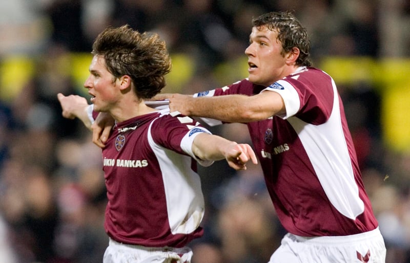 A fiery afternoon where the drama was cranked up, amid a Hibs red card and Saulius Mikoliunas winner that moved Hearts four clear of their rivals.

"Boxing day 2006, 3-2, Miko's screamer."