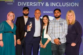 South Yorkshire Apprenticeship Awards 2023.
Diversity and Inclusion winners Yorkshire Accommodation Bureau Ltd.