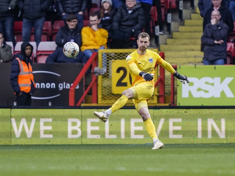 Sixteen clean sheets so far for a player who’s become crucial to Pompey’s approach under John Mousinho. Distribution has been a revelation with some ridiculous passing to get attacks going - but also some impressive stops at critical moments to arguably the most important player in team.