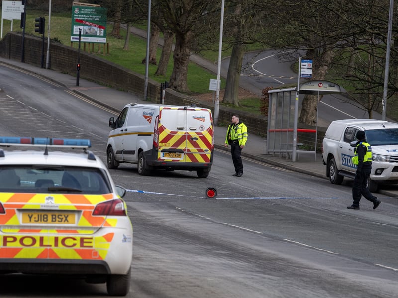 Representatives from Network Rail were also at the scene.
