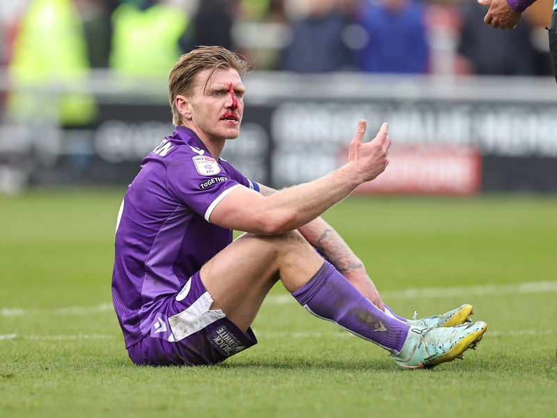 Most used player in League One: Carl Piergianni and Jordan Roberts (both 33 games played)