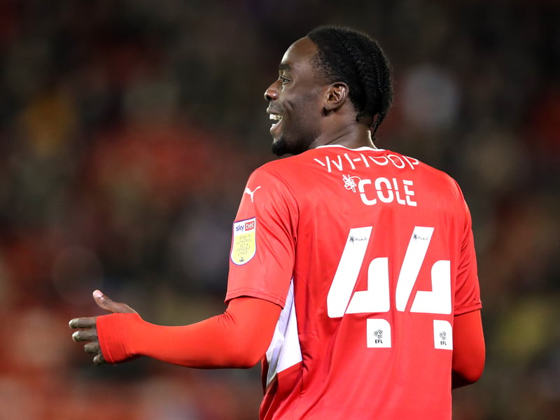 Most used player in League One: Devante Cole (33 games played)