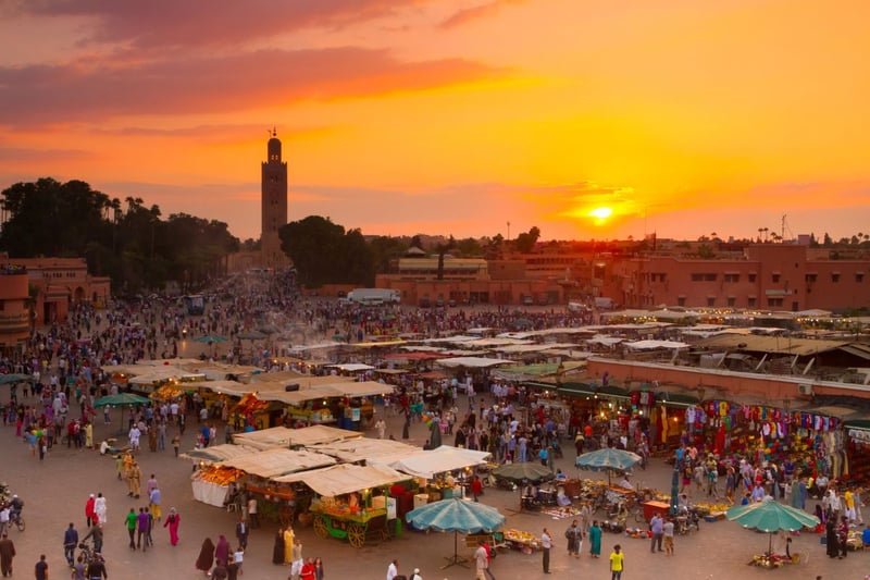 The Morroccan city of Marrakesh is a fascinating place to wander around with its mosques, palaces, gardens and souks. Ryanair will fly you there from Edinburgh in around five hours - letting you enjoy March temperatures of around 23C.