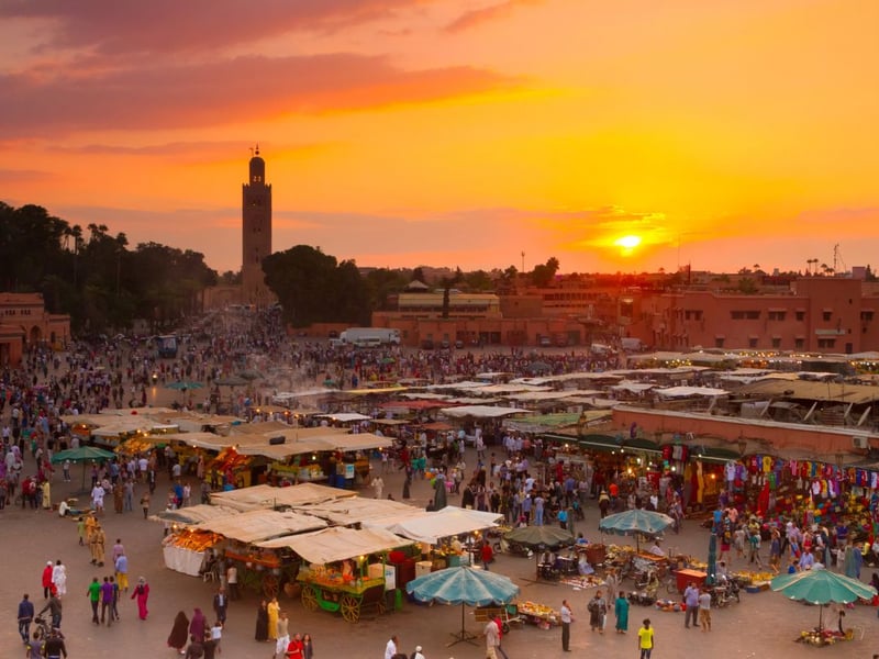 The Morroccan city of Marrakesh is a fascinating place to wander around with its mosques, palaces, gardens and souks. Ryanair will fly you there from Edinburgh in around five hours - letting you enjoy February temperatures of around 21°C.