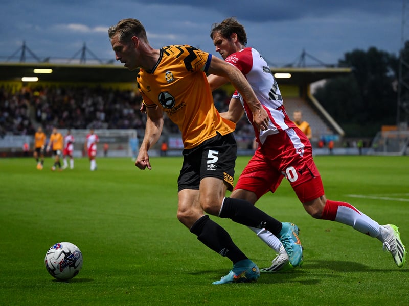 Most used player in League One: Michael Morrison and Danny Andrew (both 33 games played