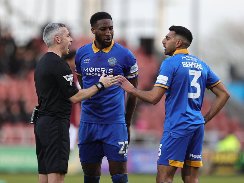 Most used player in League One: Marko Marosi and Chey Dunkley (both 33 games played)
