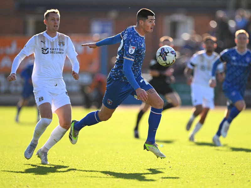 Most used player in League One: Jon Mellish and Sam Lavelle (both 33 games played)