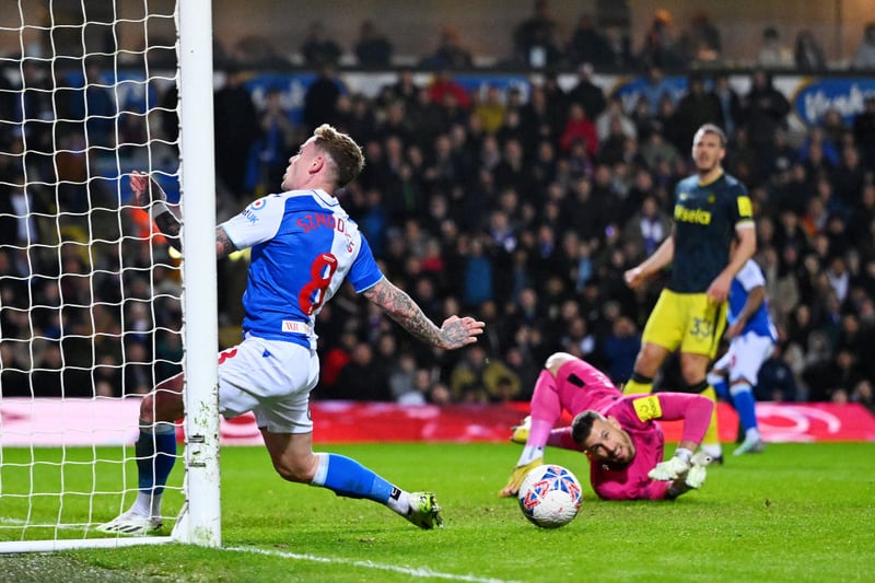 The hero, not just in the shootout. Kept the scoreline level in the first-half with two excellent saves to deny Tyrhys Dolan and Sammie Szmodics. Then made a big save to deny the latter in extra-time before doing the same in the shootout. 