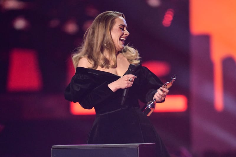 In second place is Adele. She has lifted 12 Brit awards, including three at the 2022 ceremony.