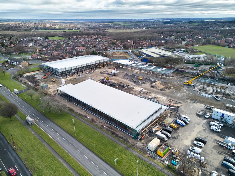 The 65,000 square feet St Georges Retail Park in Middleton will open in autumn 2024, with four units already let to Aldi, B&M, Costa and Greggs.
