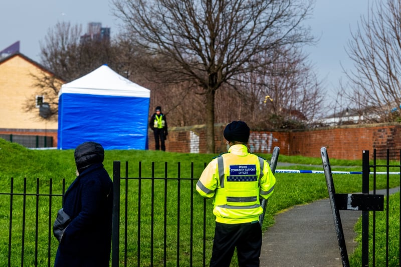 A woman's body was found near Richmond Hill playground, in the East End Park area of the city, earlier today (February 28).