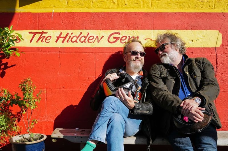 The Hairy Bikers visited the iconic Sans Cafe, a family-run Chinese restaurant that opened in the 1960s and is now into its third generation. Si and Dave joined Lin in the kitchen and then tucked into the cafe’s special chow mein dish and their best selling pork dumplings. Dave described the food as 'addictive'. 📍 Sans Cafe, Lightbody Street