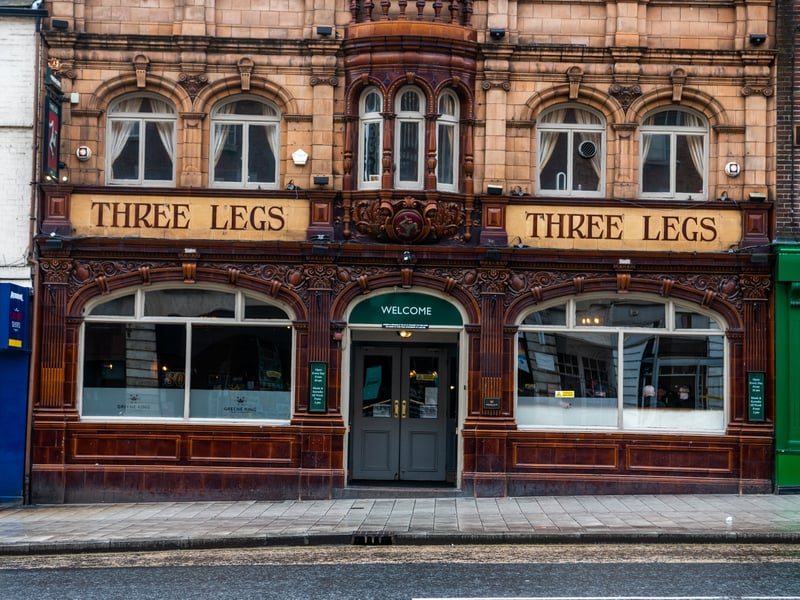 Lexi Rhodes, Gillian Hall and Patricia Heeley all say that The Three Legs is the best place to head for a Christmas drink