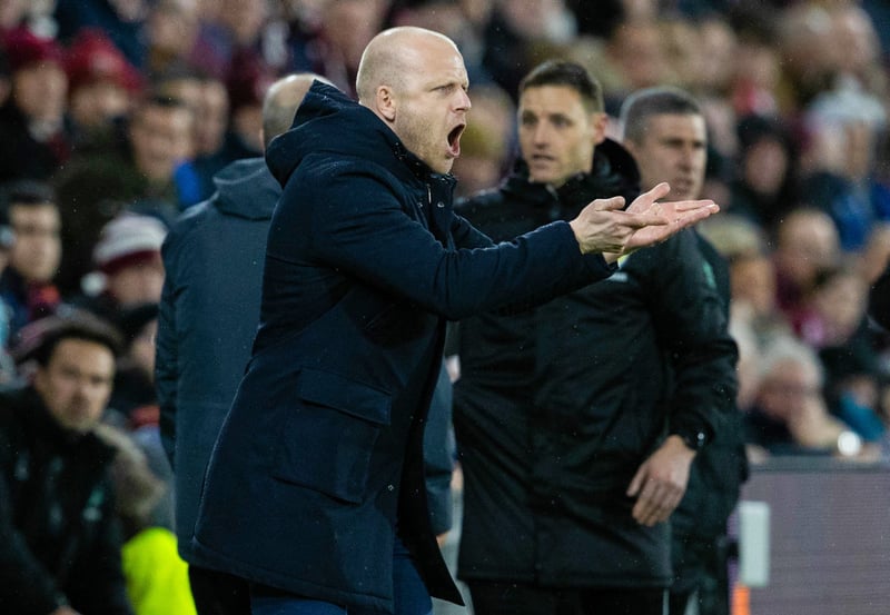 Hibs had started strong and Naismith was bellowing Hearts orders.