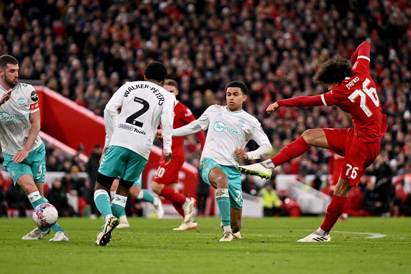 Ran Southampton's defence ragged as soon as he came on. Showed immense composure to net his first Liverpool goal then had the reactions to bag his second and put the tie to bed.