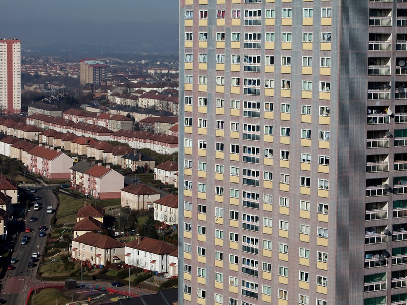 A general view of the Red Road flats in March 2010.
