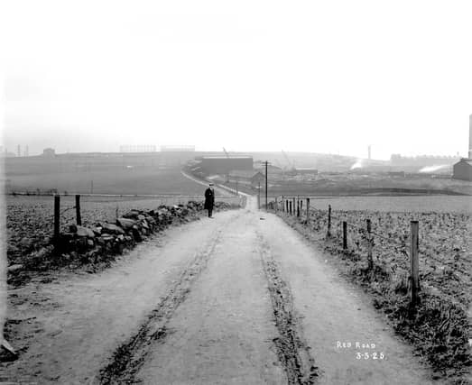 View before the development of the new housing scheme in March 1925.