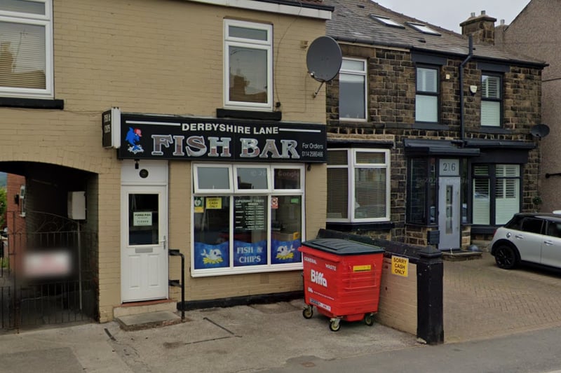 Derbyshire Lane Fish Bar, on Derbyshire Lane, in Norton Lees, has a 4.6 out of 5 star rating, with 328 reviews on Google.