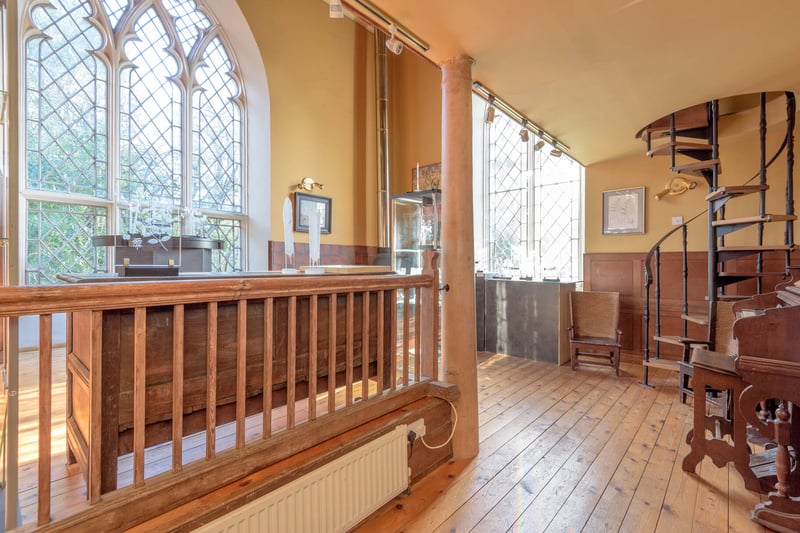 The property benefits from many original features throughout including beautiful Gothic diamond-paned windows and an early viewing is highly recommended.