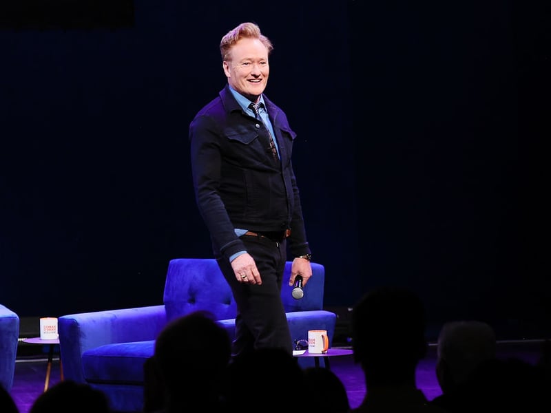 Yet another Saturday Night Live alumini AND star of the late night talk show - Conan O'Brien hosted talk shows for almost 28 years, beginning with Late Night with Conan O'Brien, followed by The Tonight Show with Conan O'Brien and Conan. His successful career has netted him around $200 million.