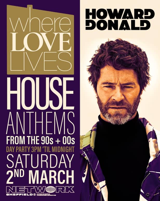Howard Donald is making a one-off appearance at a Sheffield club this weekend.