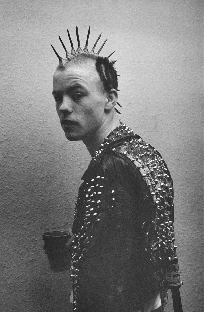 Mohawks were a pretty popular hairstyle for punks - though no one hawk was the same.