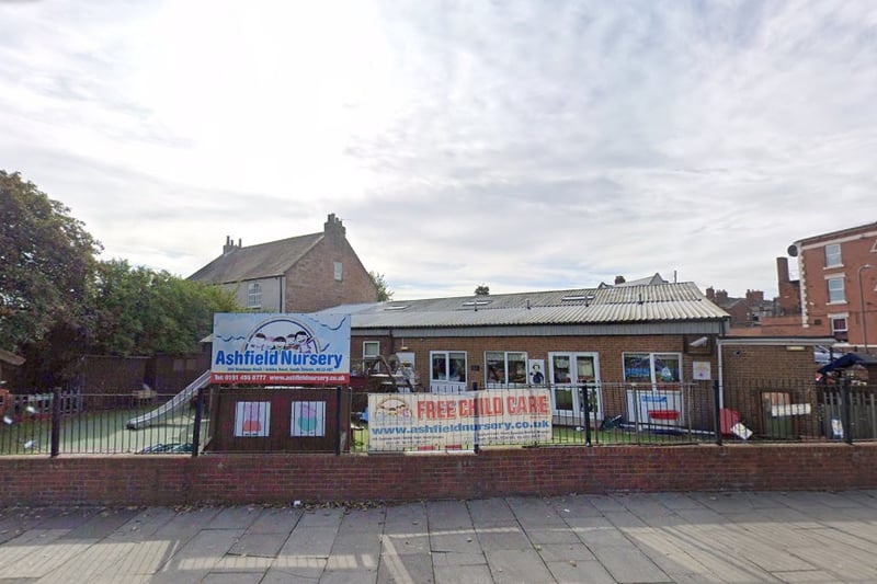 Ashfield Nursery on Stanhope Road in South Shields has top marks after a February inspection. 