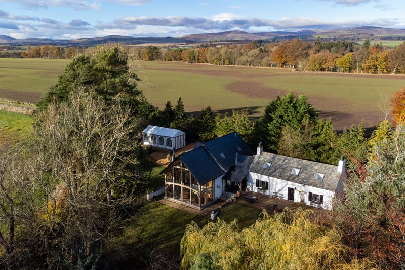 What is it? A characterful three-bedroom home, which was originally part of a row of 18th-Century cottages and bothies. It was extended in 2014 with beautiful wood work by timber specialist Gaetan Goubet.