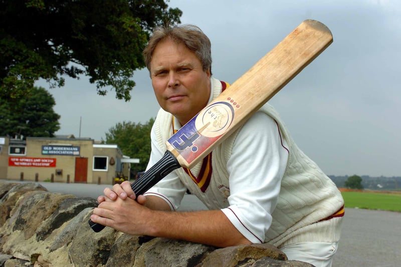 Batsman Ian Lee who smashed both a six and a new BMW convertible while playing for Cookridge at Old Mods in September 2005.