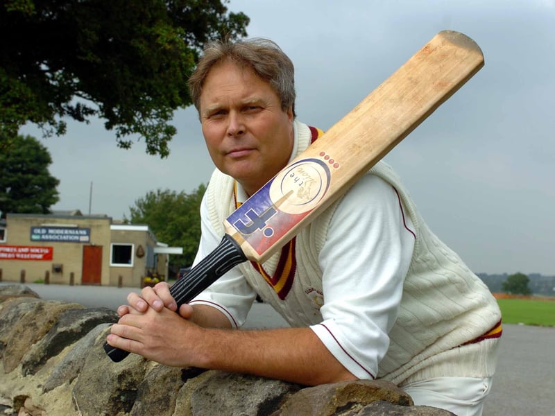 Batsman Ian Lee who smashed both a six and a new BMW convertible while playing for Cookridge at Old Mods in September 2005.
