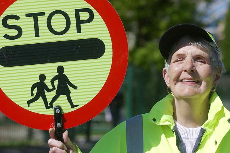 Do you remember Joan Morris? She retired as a lollipop lady at Holy Trinity Primary School in May 2005.