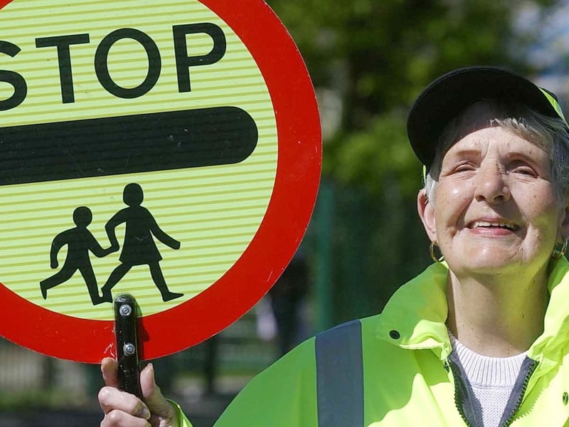 Do you remember Joan Morris? She retired as a lollipop lady at Holy Trinity Primary School in May 2005.