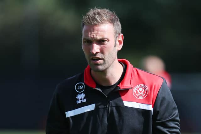 Jamie McCombe in training with the Blades