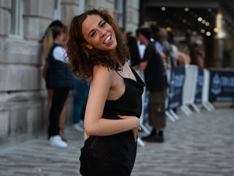 Party goer outside the queue for Trilogy Nightclub. Photo: Kelvin Stuttard