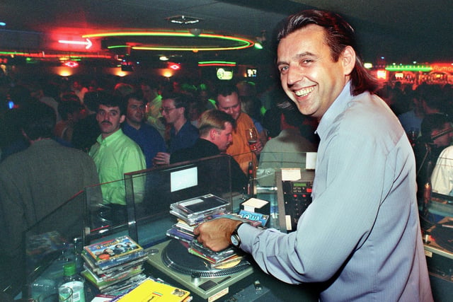 Steve Lynton when he DJ'd at Rumours