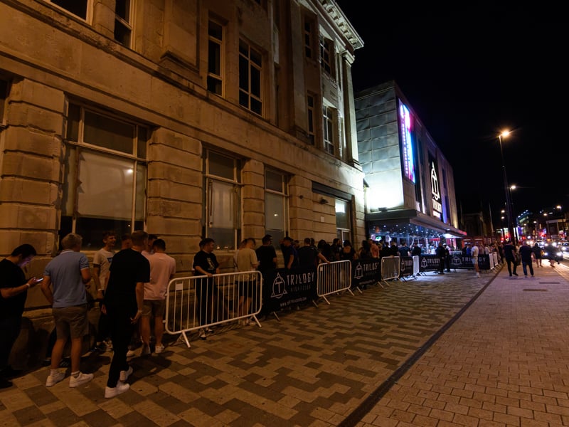 Queues outside Trilogy