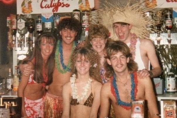 A typical 1980s scene at Rumours