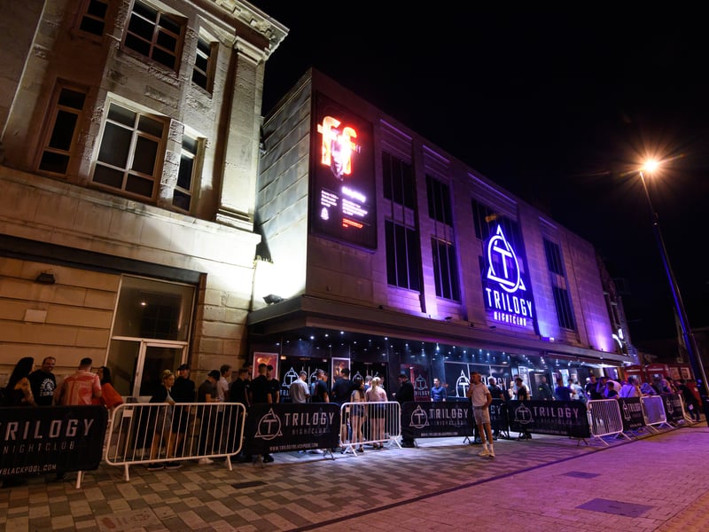 Queues outside Trilogy Nightclub